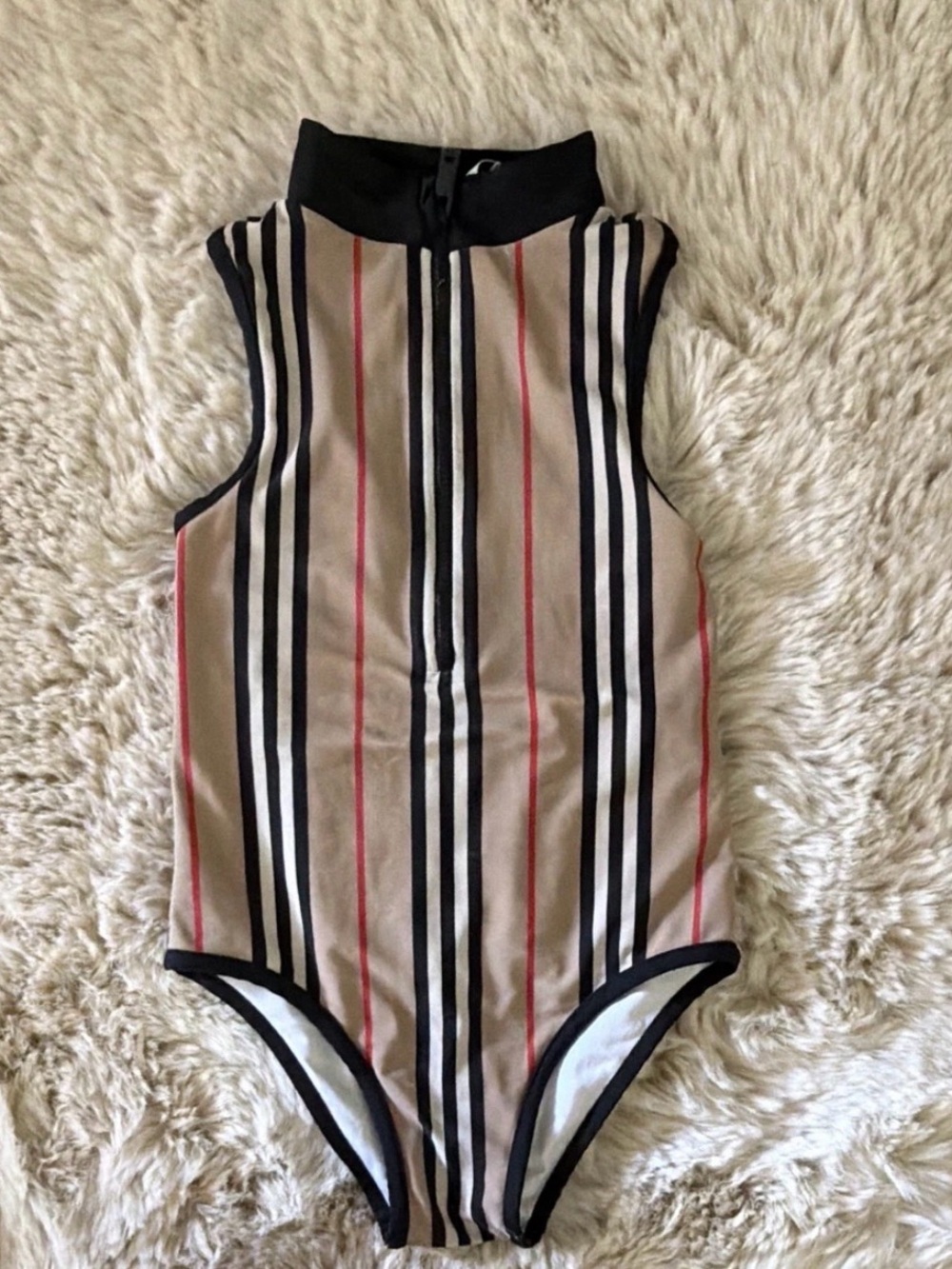 Burberry Sleeveless Zip One-Piece Girls (8)